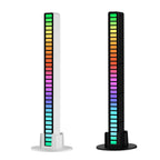 32Led RGB Music Rhythm Light Bar Rechargeable APP Control Rgb Sound Activated Night Light Music Rhythm Light Car Gaming