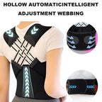 Back Brace Posture Corrector for Women and Men, Shoulder Straightener Adjustable Full Back Support Upper and Lower Waist Belt